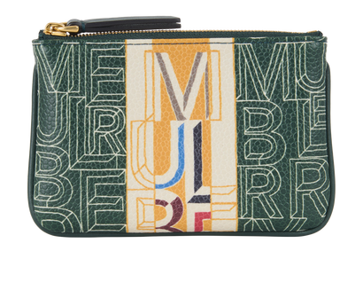 Mulberry Typography Coin Holder, front view